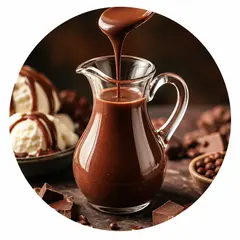 Chocolate syrup, lite